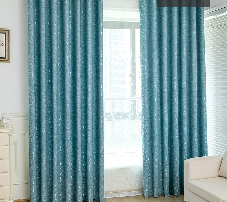 European style Factory Direct Jacquard Curtain Modern Luxury Curtains For Living Room