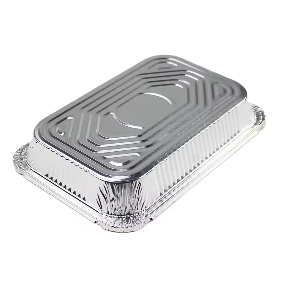 Disposable Fast Food Plate Aluminum Foil Bbq Tray