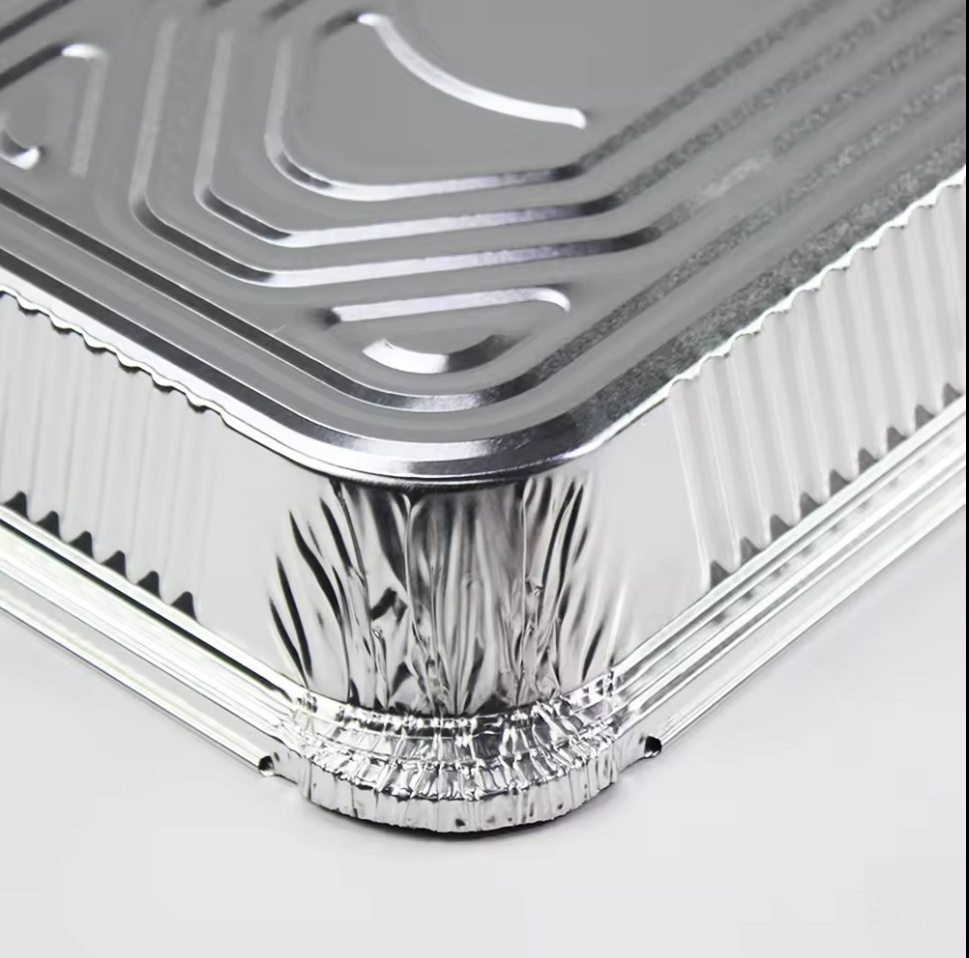 Disposable Fast Food Plate Aluminum Foil Bbq Tray