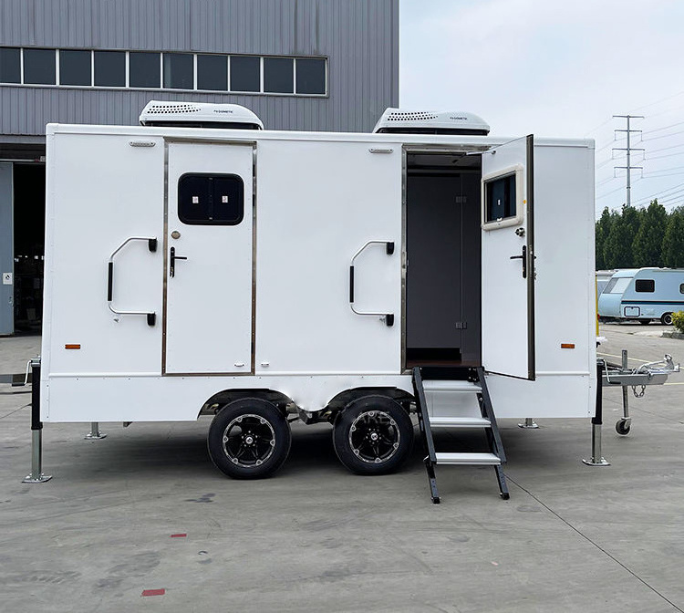 Portable restrooms outdoor mobile plastic toilet bathroom trailer washroom camping toilet