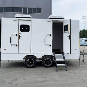 Portable restrooms outdoor mobile plastic toilet bathroom trailer washroom camping toilet