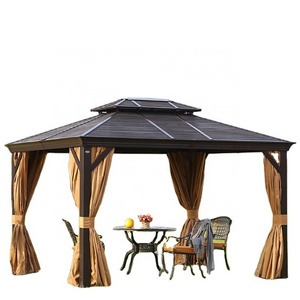 Waterproof wholesale roof dome gazebo igloo gazebos steel garden large outdoor with curtains