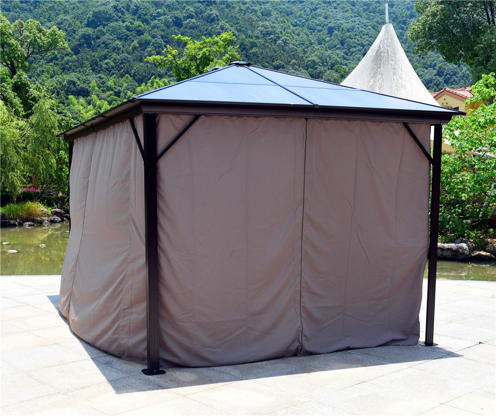 Youya best-selling pacific casual replacement parts aluminium louvre 3*3.6m wholesale gazebo per auto usato sun shade