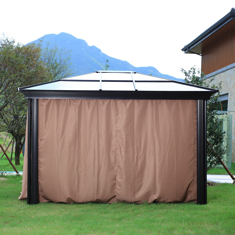 Youya best-selling pacific casual replacement parts aluminium louvre 3*3.6m wholesale gazebo per auto usato sun shade