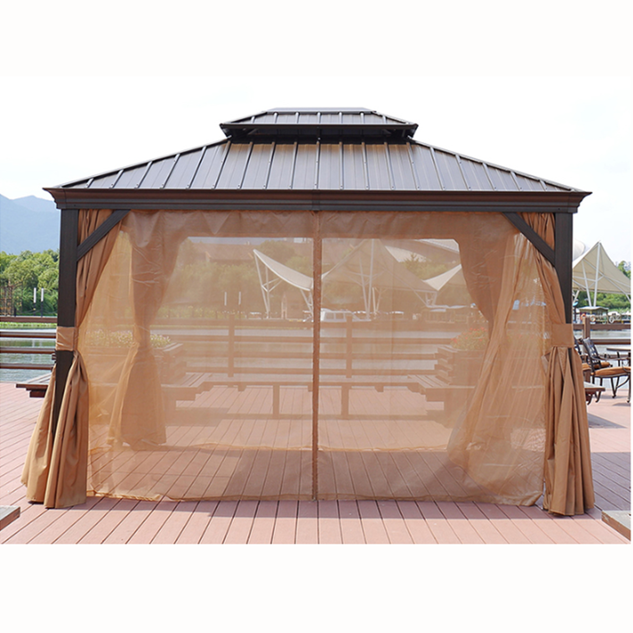 Youya Multifunctional enclosed 10 x 12 custom outdoor easy up heavy duty party wind gazebo for wholesales