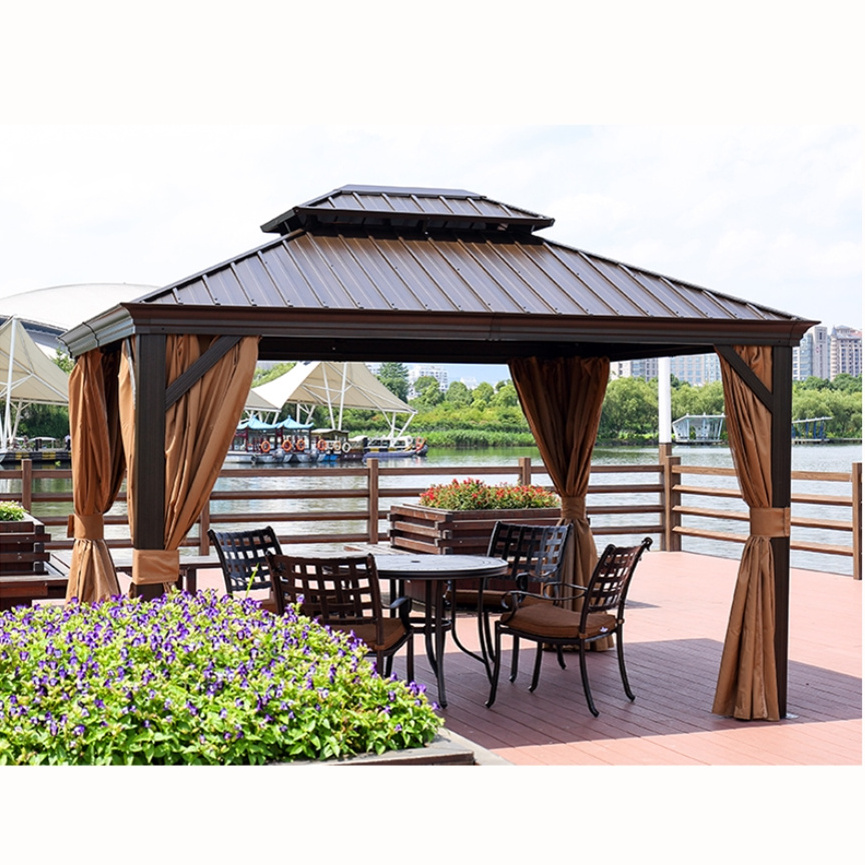 Youya Professional enclosed 10 x 12 custom outdoor easy up heavy duty party wind gazebo with CE certificate