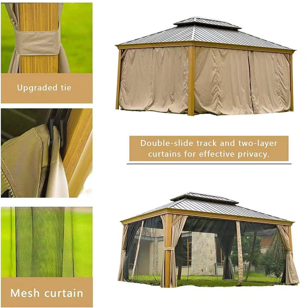 Brand new roof lights 3 x3 plastic sheet gazebo for wholesales