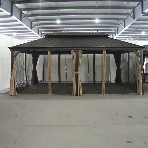 Professional 6 3 x 4 12*20 aluminium roof gazebo for wholesales