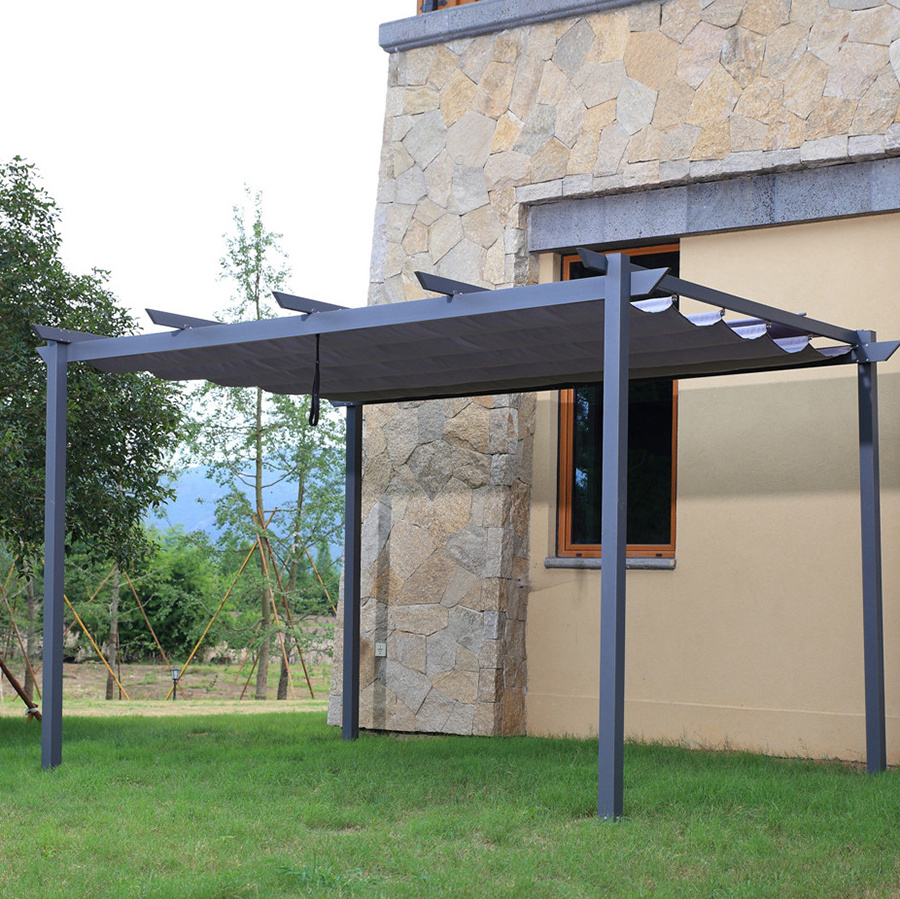 Professional waterproof pergolas grand patio 10x13 for patios outdoor hard top 3 gazebo with great price