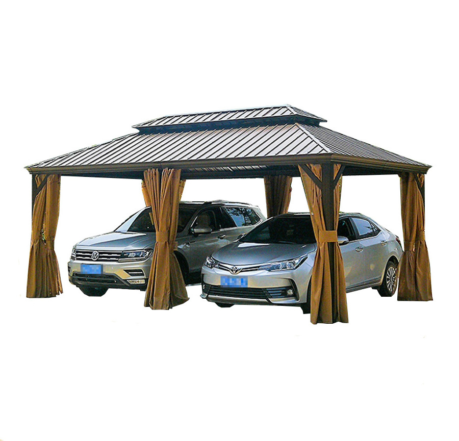 Youya commercial florence 12 w x 8 ft. d aluminum patio un aluminium waterproof 12x20 gazebo