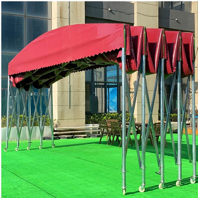 Youya luxury garage outdoor folding large canopy and wholesale mobile foldable pull push car awning tent garages, canopies