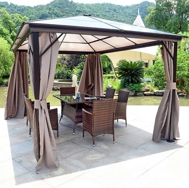 cheap garden tent outdoor motorized pergola gazebo for balcony