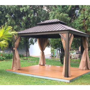 Hot sale amazon waterproof modern metal aluminum garden outdoor pergola canopy,wood gazebos for sale