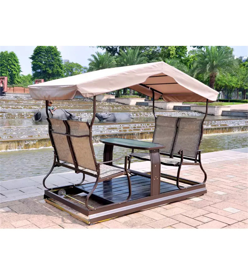 Youya custom outdoor swings bed furniture patio hanging rattan swing egg chair with stand