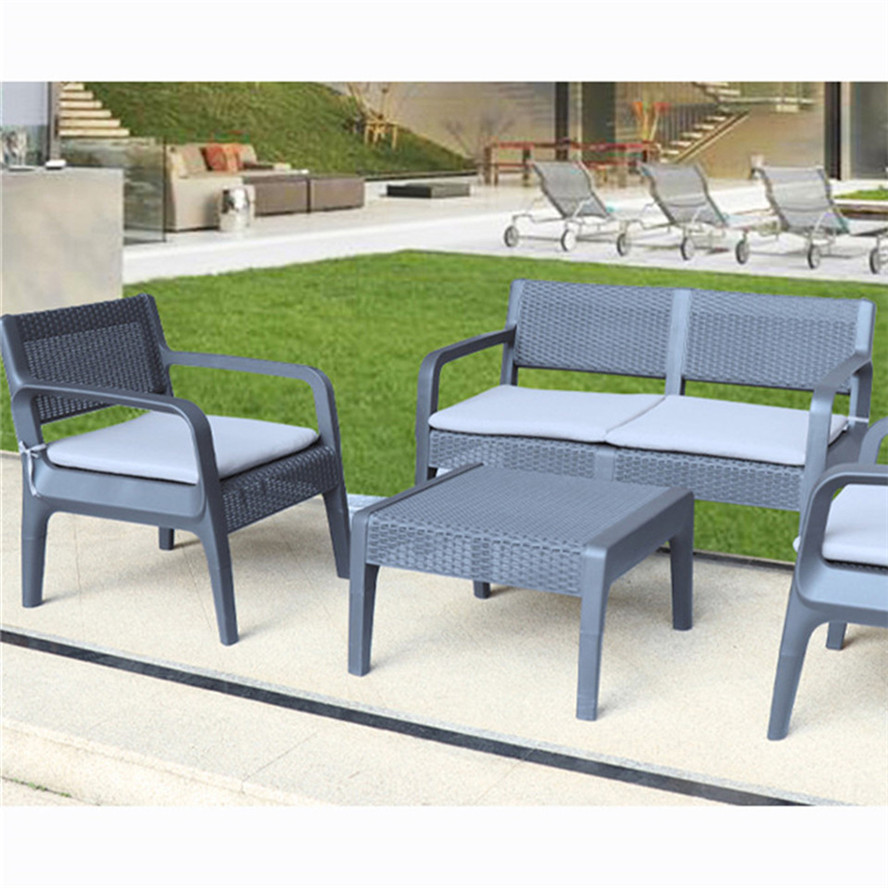 Brand new artificial rattan patio outdoor comfort fashionable sofa furniture with low price