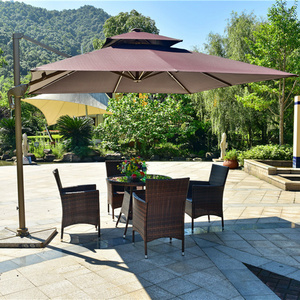 square 9 ft patio umbrella with windproof umbrella