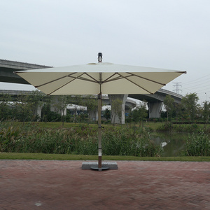 3M*3M Luxury oversized custom patio umbrella with square cantilever patio umbrella