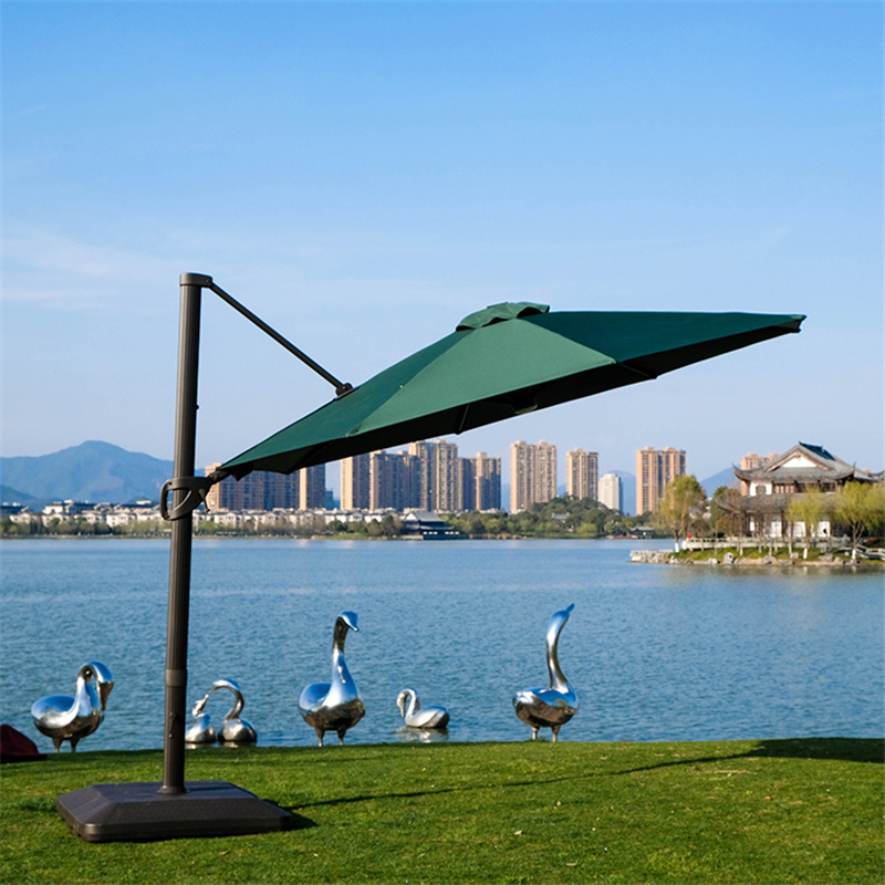 Waterproof patio sun beach parasols cover garden umbrella light with parasol base water filled