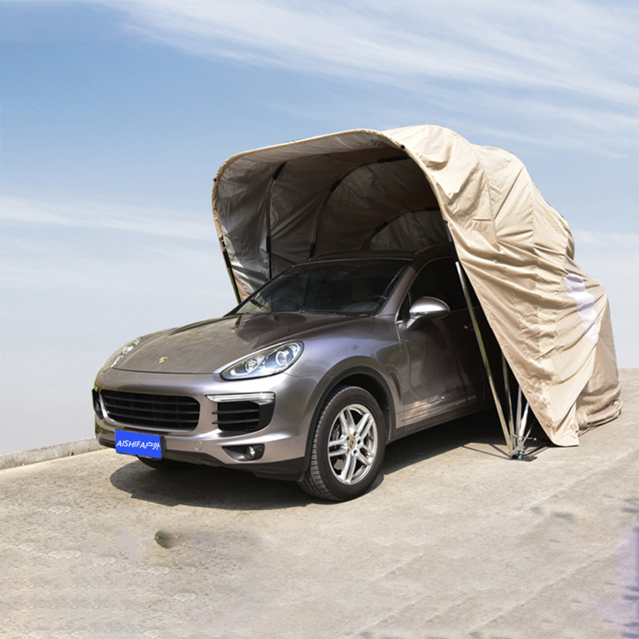 Iron galvanized easy use garage outdoor carport canopy folding car cover foldable tent for car