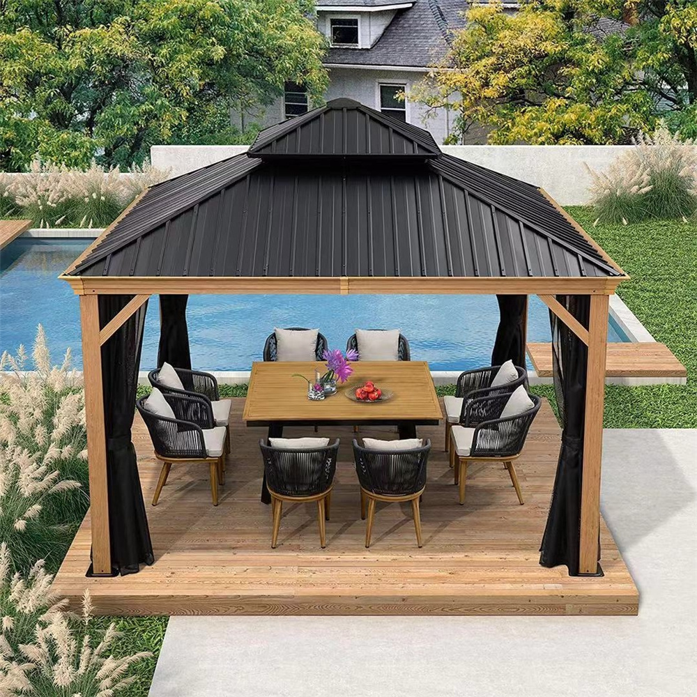 Hot selling outdoor tent bbq grill alu gazebo with low price