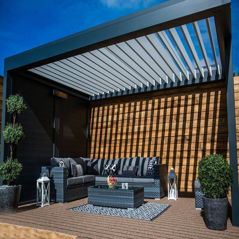 Modern garden building all weather gazebos canopy aluminium used pergola for sale