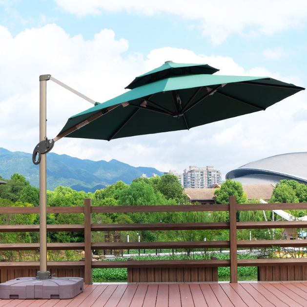 Youya high grade set garden 3x4 wholesale outdoor furniture banana umbrella for restaurant