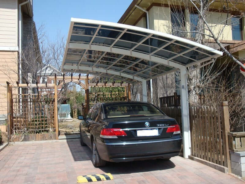 Polycarbonate Canopies Carports Single Car Garage Aluminum Carport /aluminium Solid Outdoor Car Shelter Car Parking Shed