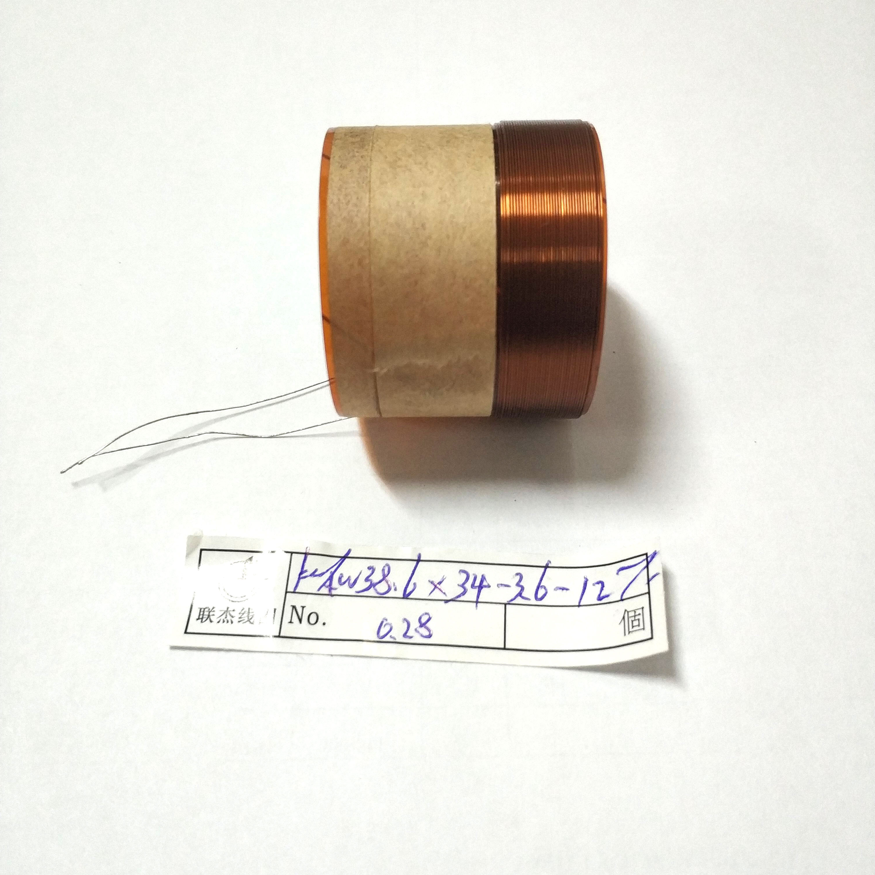 Custom  size kapton bobbin ccaw wire  speaker  parts voice coil