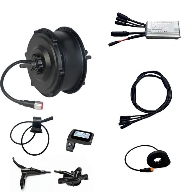 OEM Electric Bicycle Kit with 1000W/1200W/1500W Hub Motor Tricycle Conversion for Bikes Cycle Motor