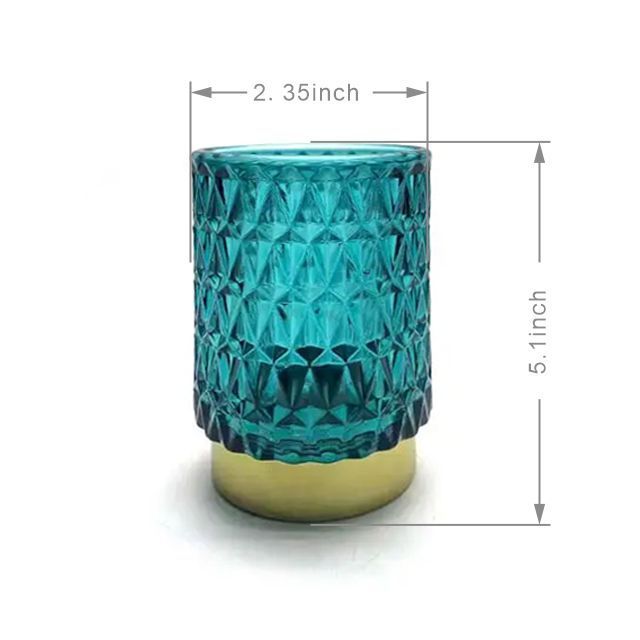 Candle Holders for Wedding  Amber Glass Candle Holder Tealight Candle Holder Bulk for Wedding Decor Table Centerpiece