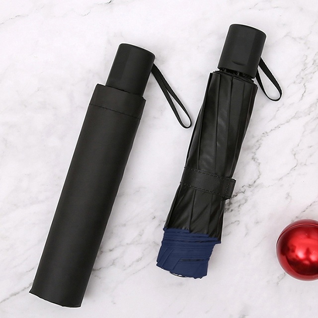 Regular Manual Travel Umbrella Windproof 10 Reinforced Fiberglass Ribs Ergonomic Handle Supports Small Batch Custom Umbrella