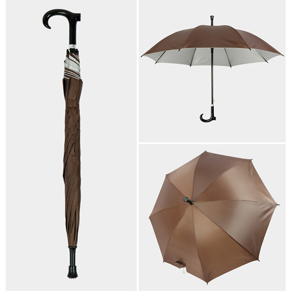 Wholesale Old Crutch Umbrella Walking Stick Rain Umbrella