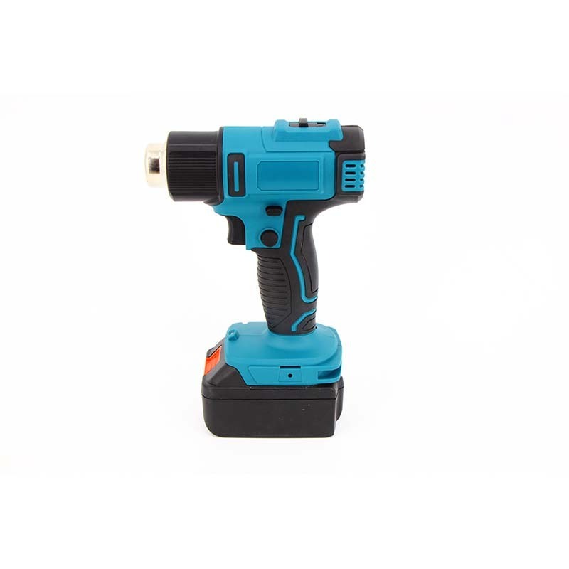 Factory Supply 21V Cordless Brushed Heat Gun Electric Power Tool Battery Rechargeable Portable Hot Air Gun