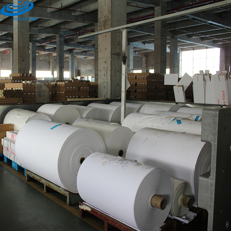 White Matte BOPP Polypropylene Film Printed PP Coated Synthetic Paper For optimum UV, UV inkjet and Thermal transfer printing