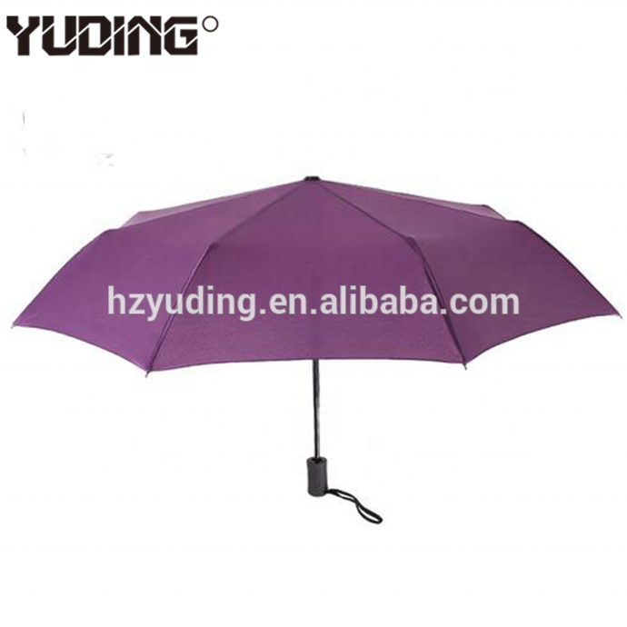 High quality wholesale  Colorful folding Multi Colors fully Automatic 3 Fold Sun umbrellas  for adult Rain Umbrella with logo