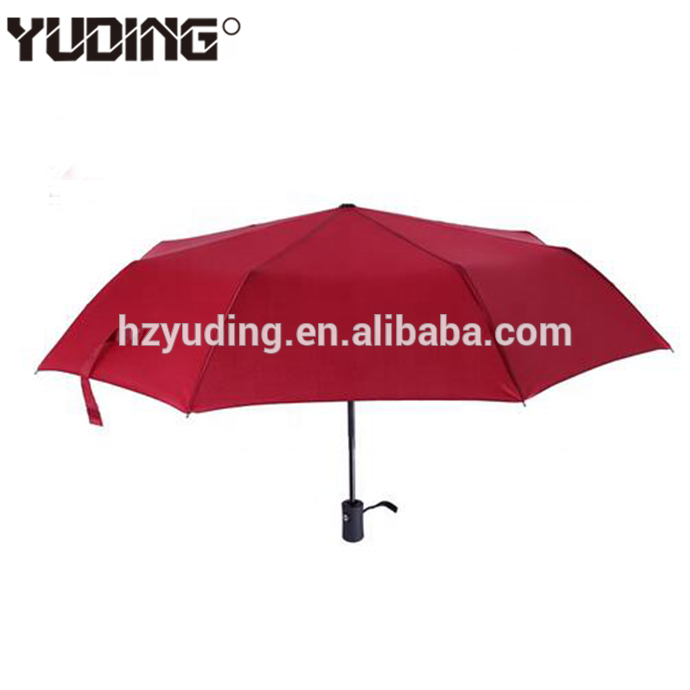 High quality wholesale  Colorful folding Multi Colors fully Automatic 3 Fold Sun umbrellas  for adult Rain Umbrella with logo