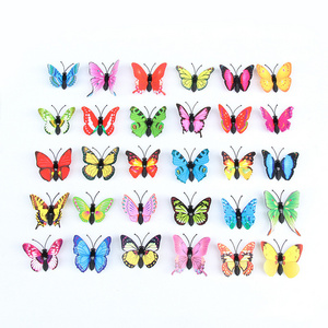 DIY Home Decor Poster PVC Wall Stickers Magnet Butterflies for Bar Bathroom Kitchen Accessories Gadgets Wall Decoration