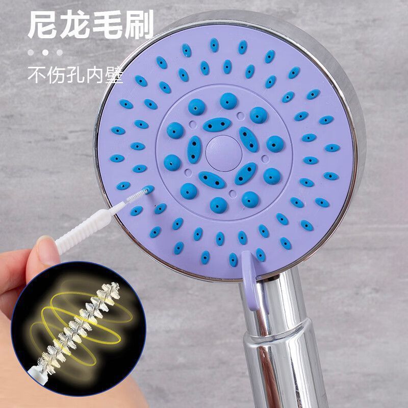 Hot sale cleaning tool 10 pcs faucet shower head cleaning brush hole clean brushes