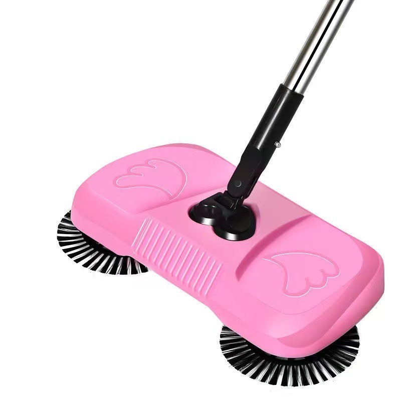 Hand broom household lazy three-in-one suction broom mop cleaner floor stand magic broom