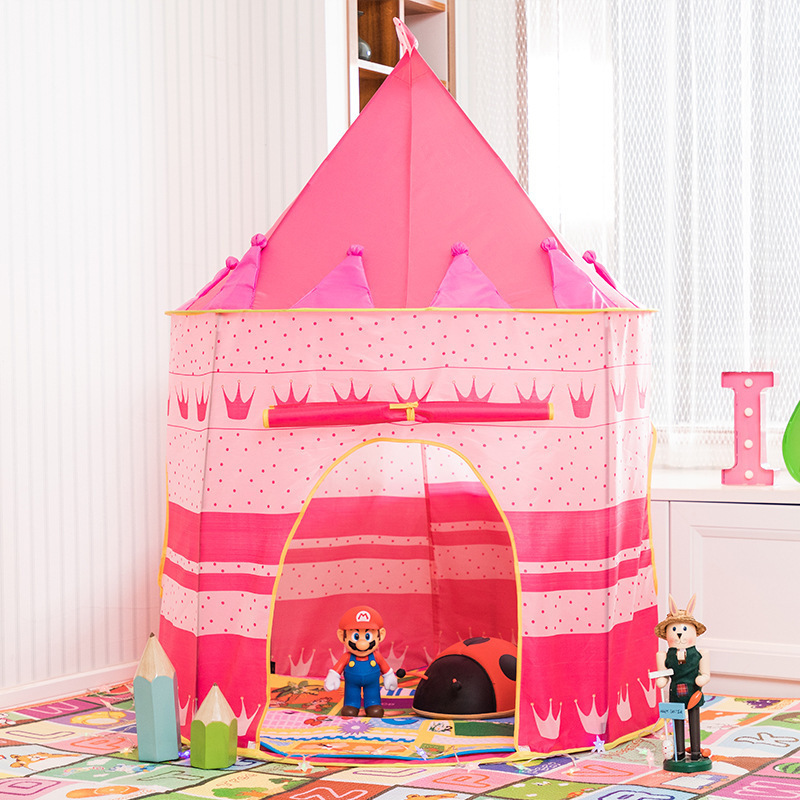 Hot sale children's tent play house boy girl princess folding tent indoor home baby baby yurt castle toy house