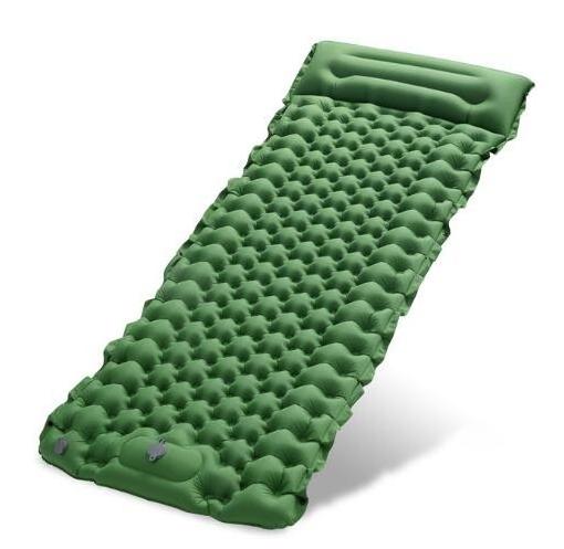 Inflatable Cushion Fast Filling Moisture proof Water proof Camping Sleeping Mat Outdoor Camping Pad With Pillow Air Mattress