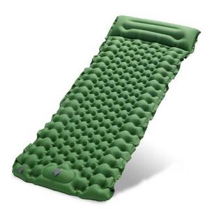 Inflatable Cushion Fast Filling Moisture proof Water proof Camping Sleeping Mat Outdoor Camping Pad With Pillow Air Mattress