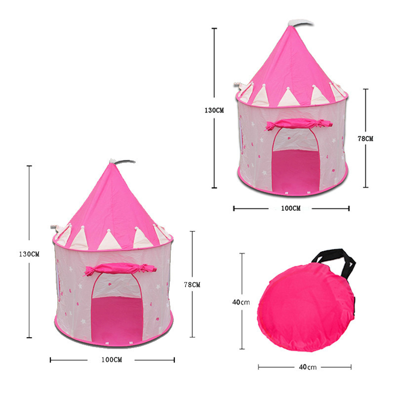 Hot sale children's tent play house boy girl princess folding tent indoor home baby baby yurt castle toy house