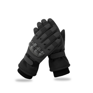 Hot selling Ski gloves refer to outdoor mountaineering touch screen anti slip wear-resistant and winter warm gloves