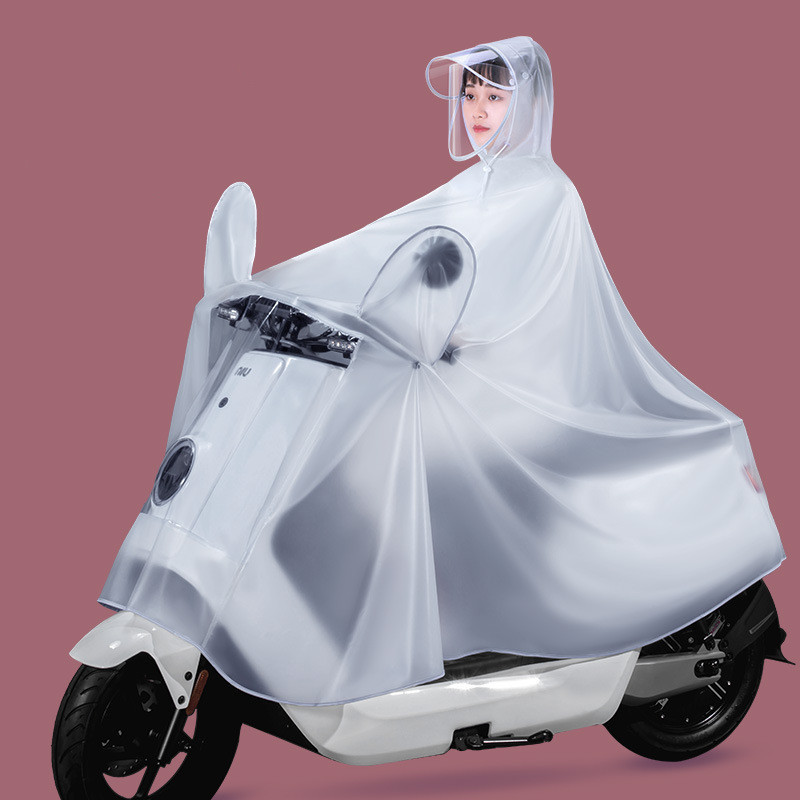 Wholesale raincoat adult plus long rainstorm protection single double rain poncho motorcycle special raincoat