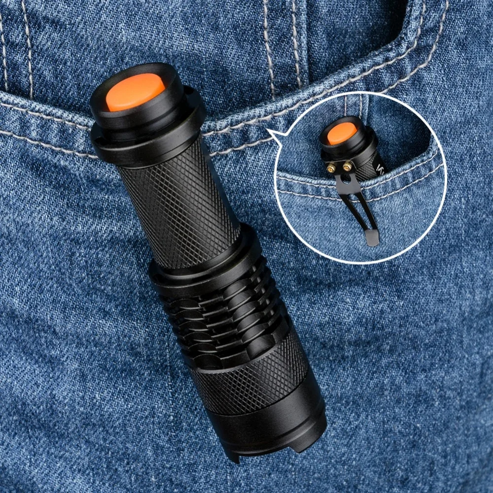 Customized waterproof portable torch led mini flashlight small tactical led flashlight