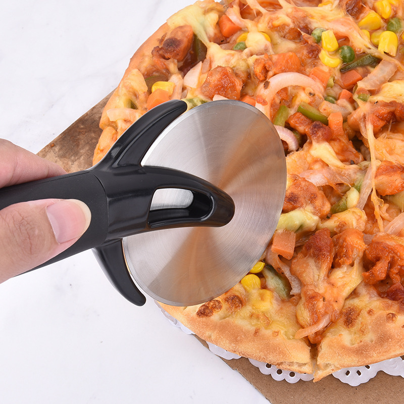 Stainless steel multifunctional pie cutter, plastic handle pizza cutter wheel Kitchen utensils cooking tools pizza