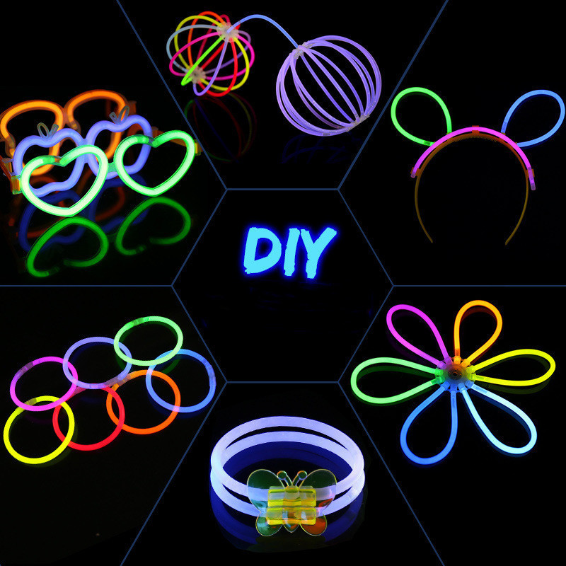 100 luminous concert manufacturers wholesale flash luminous children's adult toys disposable light stick