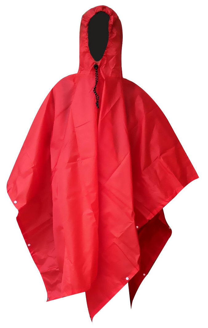 Three-in-one multifunctional backpack raincoat mountain and outdoor poncho multi-purpose thicken damp proof mat