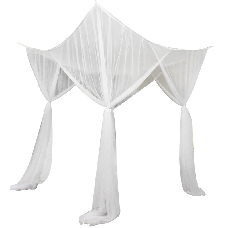 Mosquito net for household use super tall square mosquito net with four side doors polyester large mosquito net